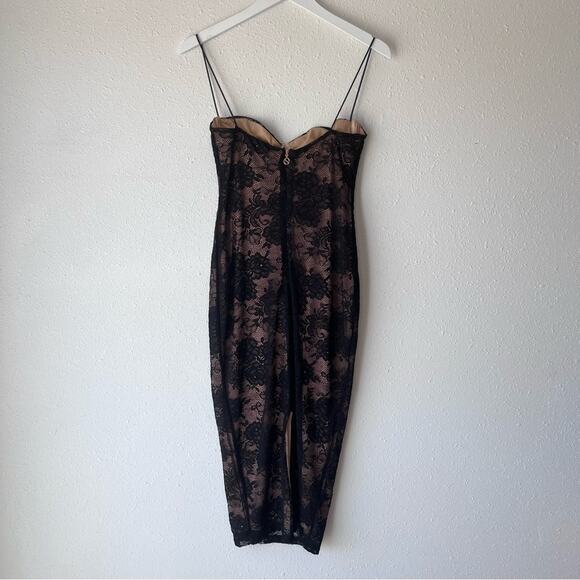 Nookie Black Lace Midi Dress - Picture 3 of 7